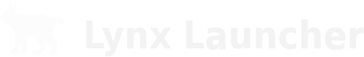 Header of the Lynx Launcher website